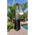 thumbnail image 4 of Hiland HLDS01-CGTPC Chauffe-Terrasse Pyramidal au Propane avec Roues, 87 Pouces, Noir Mat, 4 of 4