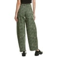 thumbnail image 2 of HUDSON Jeans womens  High-Rise Camo Barrel Jean, 25, Green, 2 of 3