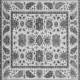 thumbnail image 1 of Ahgly Company Indoor Square Abstract Gray Modern Area Rugs, 6' Square, 1 of 4
