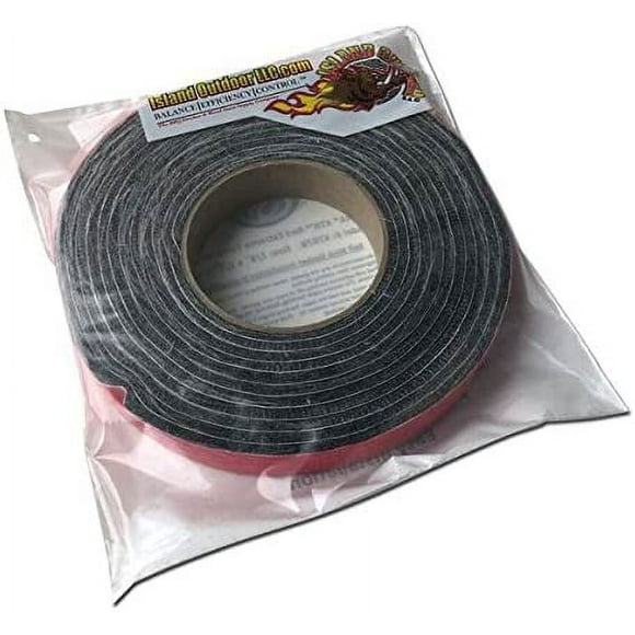 SHIQI-XTR 1,000F Extreme Temp Resistance BBQ Gasket for Big Green Egg, Kamado BBQ Grill Smoker - Self Adhesive