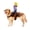 Brown, variant on Christmas Dog Costumes Set Including Funny Santa Claus Costume Large Christmas Dog Clothes , Santa Pet Christmas Clothes for Dog Pet Costumes