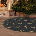 thumbnail image 6 of Yiaed Christmas Deers Print Christmas Tree Skirt , Tree SkirtsTree Mat for Christmas Winter Holiday Indoor Decorations-30", 6 of 7