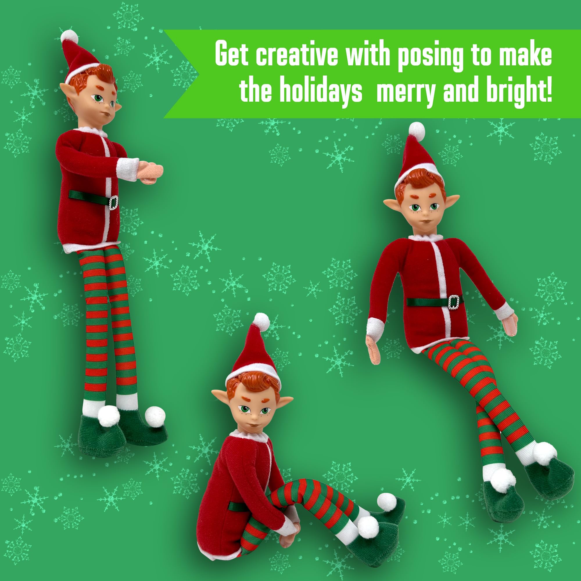 The Original Elf 12” Plush elf for shelf Christmas stuff toys & accessories