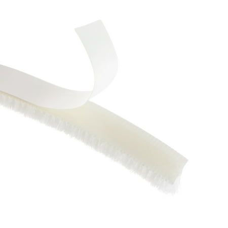 

Uxcell Brush Weather Stripping Adhesive Felt Door Seal Strip 197Inch L x0.2Inch W White