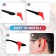 thumbnail image 4 of Correa para gafas 8 piezas, correa de silicona para deportes, soporte para gafas de sol, retentor elástico para gafas de sol con agarre para las orejas para hombres y mujeres, marrón, 4 of 7