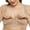 Beige, variant on IROINNID Sport Bra for Women Solid Bra Wire Free Underwear One-Piece Bra Everyday Underwear,Beige