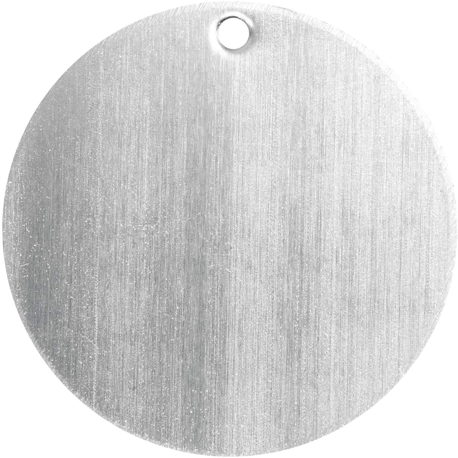 2 CIRCLE Brass Sheet Metal Stamping Blanks, no hole, 32mm (1-1/4) 18