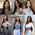 thumbnail image 2 of Hair Bundles Younghann, lacio brasileño, 20 cm, negro natural, 2 of 5