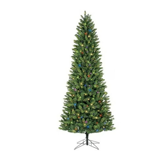 GE 9-FT Lexington Pine Pre-lit Artificial Christmas Tree with Dual Color LED Lights