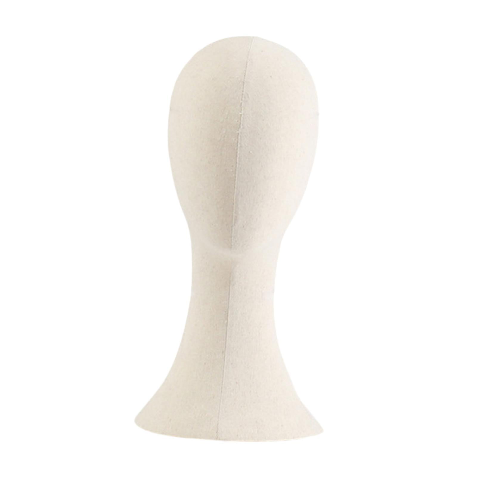 Dualoai Hat Head Display Manikin Head Portable Professional Display Hair Accessories short neck