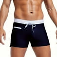 thumbnail image 3 of Dovford Men's Square Cut Swim Trunks and Drag Suit, Front Pocket, 3 of 6