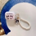 thumbnail image 4 of Sanrio Kuromi My Melody Pearl Bracelet Apple AirPods 1 2 3 Case Cover AirPods Pro Case Iphone Earphone Accessories Case, 4 of 4