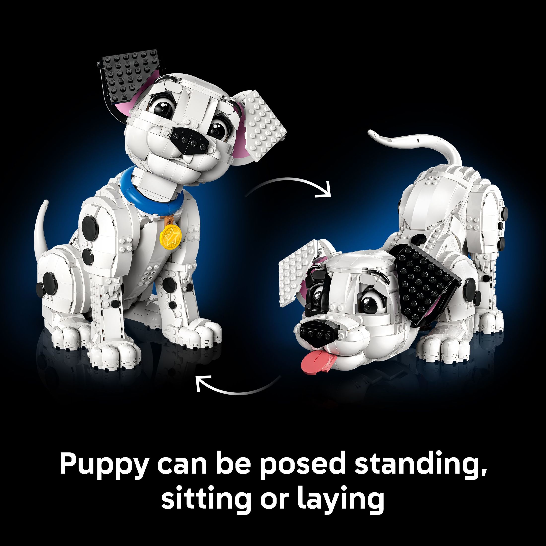 LEGO Disney Cachorros de 101 Dálmatas Set de Construcción para Adultos - Kit DIY Coleccionable para Fans del Cine Mayores de 18 Años - Construye a Patch, Penny, Rolly o un Cachorro Personalizado - Idea de Regalo para Amantes de los Perros y Entusiastas de las Manualidades - 43269 5