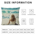 thumbnail image 5 of YINGXI Life's a Beach Enjoy The Waves Motivational Sign Décor Inspirational Quote Summer Decoration Home Decorative Throw Pillow Case for Sofa Couch 24x24in, 5 of 5