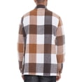 thumbnail image 3 of Woodridge Flannel Co Mens Flannel Shirts Shackets Casual Button Down Long Sleeve Jackets with Pocket, 3 of 5