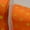 Orange / Yellow, variant on Ribbon Bazaar Grosgrain Dippy Dots 1-1/2 inch Brown / Pink 50 yards Ribbon