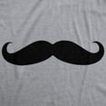 thumbnail image 2 of Ask Me About My Stache Funny Mustache Shirt Flip Mens Tee Graphic Tees, 2 of 9
