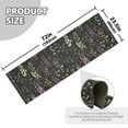 thumbnail image 5 of Yayeee Runner Rug for Bedroom 2'x6' Machine Washable Hallway Non Slip Mat, Purple Floral Pattern, 5 of 8