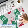 thumbnail image 4 of Long Mouse Pads for Desk,Christmas Stocking Pattern Desk Mats on Top Of Desks, Desk Mouse Pad Extra Large with 3mm Non-Slip Base and Stitched Edge for Gaming,Office,Work,Home 31.5x11.8in, 4 of 5