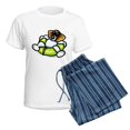 thumbnail image 5 of CafePress - Funny Beagle Women's Light Pajamas - Women's Short Sleeve Print T-Shirt and Pants Light Cotton Pajama Set, 5 of 7