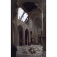 thumbnail image 2 of Alice Mallaivre 13x18 Gold Ornate Wood Frame and Double Matted Museum Art Print Titled - Interior of the Saint-Gervais Church, After the Bombing of the Good Friday, March 29, 1918 (1918), 2 of 4