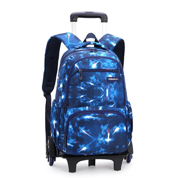 School Kids Rolling Backpack for Girls With Wheels Trolley Wheeled