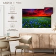 thumbnail image 5 of Elephant Stock Bluebonnets At Sunset I Wall Art - Horizontal Canvas Wall Art - Living Room Wall Decor - Nature Canvas - Brown And Gray Decor - 12" x 8", 5 of 8