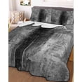 thumbnail image 2 of Gray Summer Quilt Set King Size,Soft Quilted Bedding Set with 2 Pillow Shams,Retro Oil Painting Modern Abstract Art Aesthetics Lightweight All Season Bedspread Coverlet for Bedroom 96"x106", 2 of 6