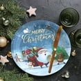 thumbnail image 6 of Beautynvta Christmas Party Tableware Set, Disposable Christmas Dinnerware Set, 9'' Merry Christmas Paper Plates for Xmas Winter Holiday Party Supplies, Serves 10 Guests, 6 of 6