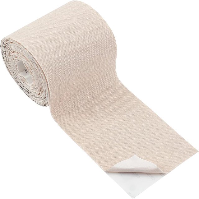 MesaSe Patch en Tissu Auto-Adhésif 3x118 Pouces Intérieur Extérieur Patchs de Réparation pour Canapé Tissu de Réparation DIY Grands Patchs en Lin