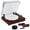 Natural Walnut, variant on Fluance RT87 Reference High Fidelity Dual-Plinth Turntable (Natural Walnut), VB65 3-in-1 Vinyl Record & Stylus Cleaning Kit, RW03 HiFi Vinyl Record Weight Stabilizer