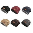 thumbnail image 4 of Men's Women's Winter Beanie Hat Warm Knit Hat Thick Fleece Lined Winter Cap, 4 of 7