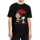 thumbnail image 2 of Camiseta de dibujos animados de Charlie Brown y Snoopy de Peanuts, camisetas divertidas de manga corta, camisetas de algodón puro con cuello redondo, camisetas de gran tamaño, 2 of 4