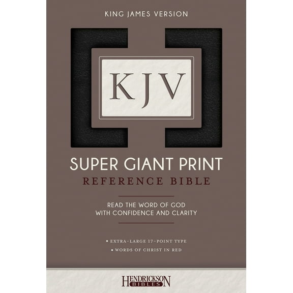 KJV Super Giant Print Bible (Imitation Leath) (Hardcover)