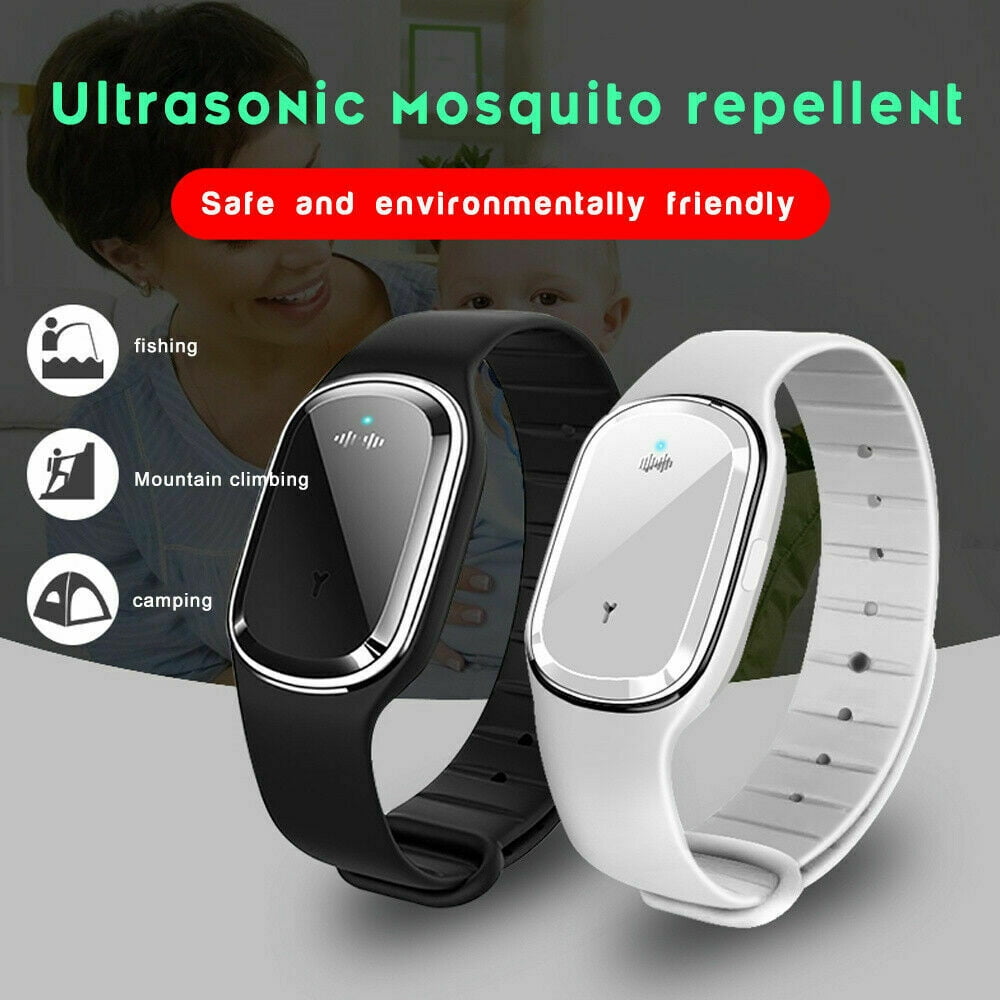 Ultrasonic Anti Mosquito Insect Pest Bugs Repellent Repeller Wrist Bracelet Band 