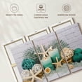 thumbnail image 6 of Elephant Stock Beach Concept Spa Wall Art - Horizontal Multi Panel Canvas - Spa Wall Decor - Wellness Multi Panel - Teal And Blue Decor - 45" x 28", 6 of 8