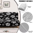 thumbnail image 6 of SCRAWLGOD Paw Print Sofa Cover Without Armrest Heavy Duty 1 Piece Futon Slipcover Anti Slip Washable Couch Cover 3 Seater, 6 of 9