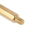 thumbnail image 3 of Uxcell M5 x 35 mm + 7 mm Male to Female Hex Brass Spacer Standoff 3pcs, 3 of 4