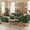 Green, variant on Cloud Accent Chair with Washable Cover, Noelse Corduroy Single Sofa Chair with Comfy Deep Seat, Modern Armchair with Pillow for Living Room Bedroom, Beige
