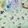 thumbnail image 4 of 1Yard×59inch Purple Mesh Lace Fabric Moon Star Sequins Tulle Polyester Embroidered Floral Mesh for Sewing Dress DIY Crafts Clothing Party Decor, 4 of 6