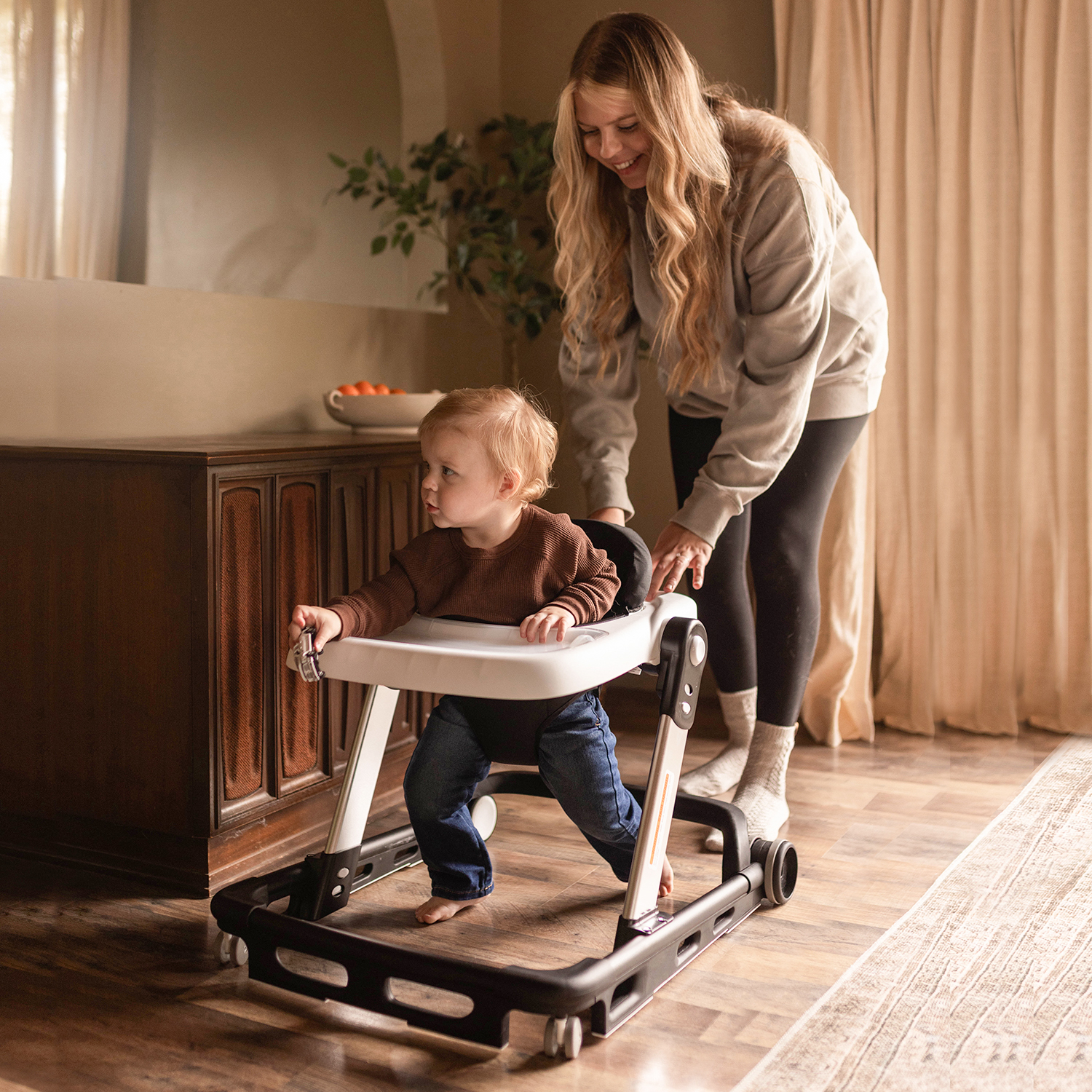 Harppa Baby Walker, Adjustable Height, Anti-Rollover, 6-18 Months photo 7