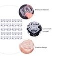 thumbnail image 4 of Monyance Cosmetics Jar Makeup Container Jar Cream Jars Travel Pots Beads Clearplastic Storage Mini Eyeshadow Bead Portable Balm Lip Lotion Jar(1.34X0.91X0.79Inches), 4 of 10