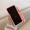 thumbnail image 5 of For iPhone Xs Max Wallet Case ,Crossbody Phone Case with Lanyard Strap Cute Purse Case Flip Credit Card Holder Soft Silicone Girls Lady Handbag Case for iPhone Xs Max Pink, 5 of 15