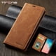 thumbnail image 2 of Funda de cuero con tapa para Samsung A52, A53, A50, A73, A21S, S22, S21, S20 FE, S10, S9, S8 Plus, Ultra, A72, A51, A32, A12, A70, A40, bolsas de teléfono QYM unisex, 2 of 2