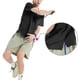 thumbnail image 4 of pstuiky Camisas de manga corta para hombre, Camiseta con capucha elástica de manga corta para correr al aire libre de color sólido para hombre ropa de hombre s, 4 of 6