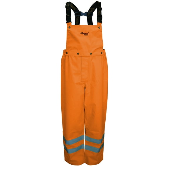 Big Men's Professional Journeyman 300D Trilobal Rip-stop Detachable Safety Bib