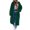 Green, variant on Qiopertar Women's Hoodies Zip Hooded Long Sleeve Oversized Fleece Coat Casual Warm Fall Winter Loose Cardigan Sweatshirt, Black 3XL