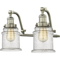 515-2W-SN-G184-Innovations Lighting-Bellmont - 18 Inch 6W 2 LED Bath Vanity