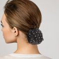 thumbnail image 6 of Zoyueyie 6Pcs Women Hair Bun Cover Rhinestones Hairnet Hair Nets Hair Wraps Hair Styling Tools, 6 of 10