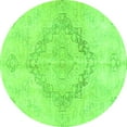 thumbnail image 1 of Ahgly Company Indoor Round Persian Green Traditional Area Rugs, 7' Round, 1 of 1